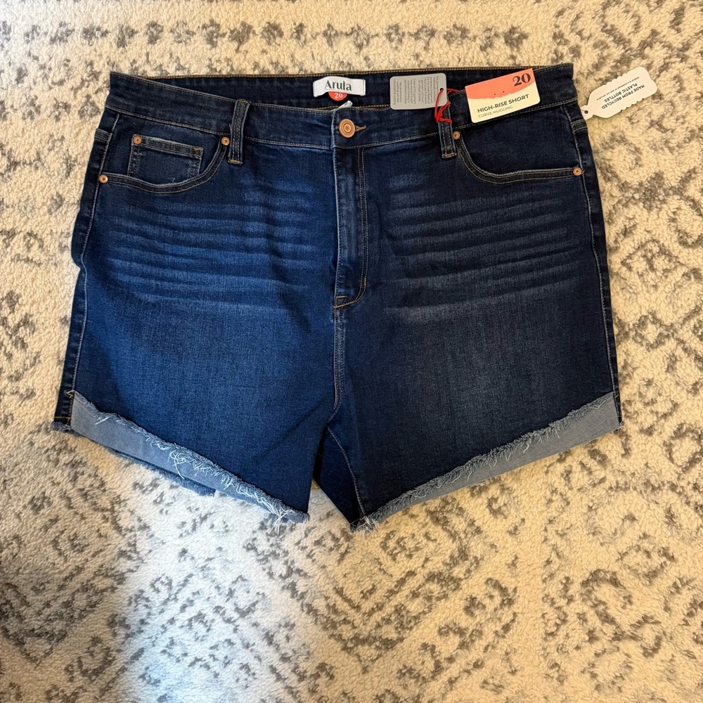 Arula Women's Dark Blue Denim Shorts